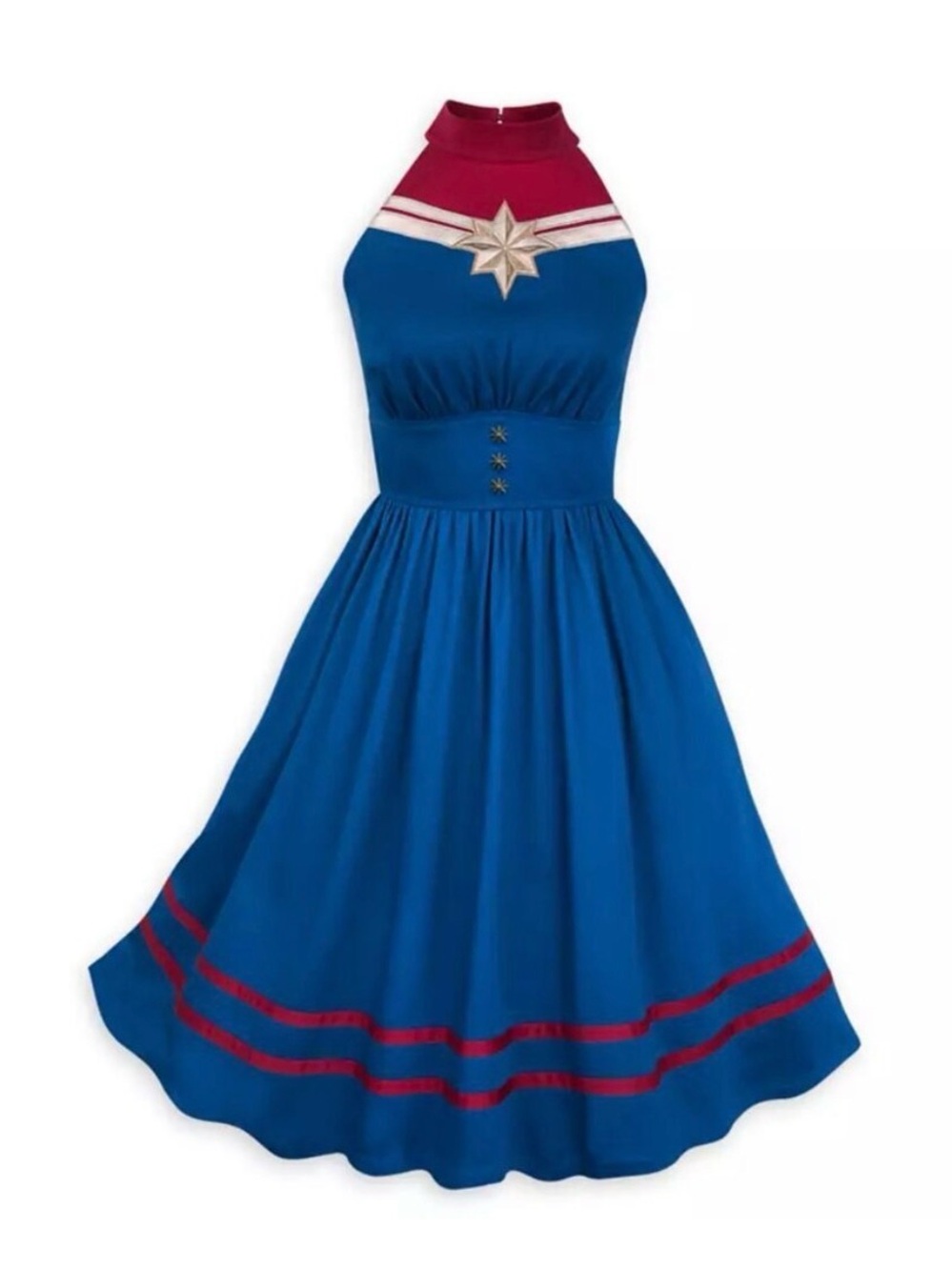 Women’s captain Marvel Disney dress new